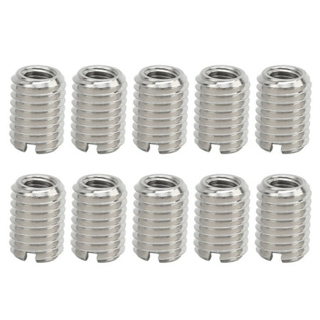 

10Pcs Thread Inserts Male Female Reducing Nut Repair Tool Stainless Steel Fastener