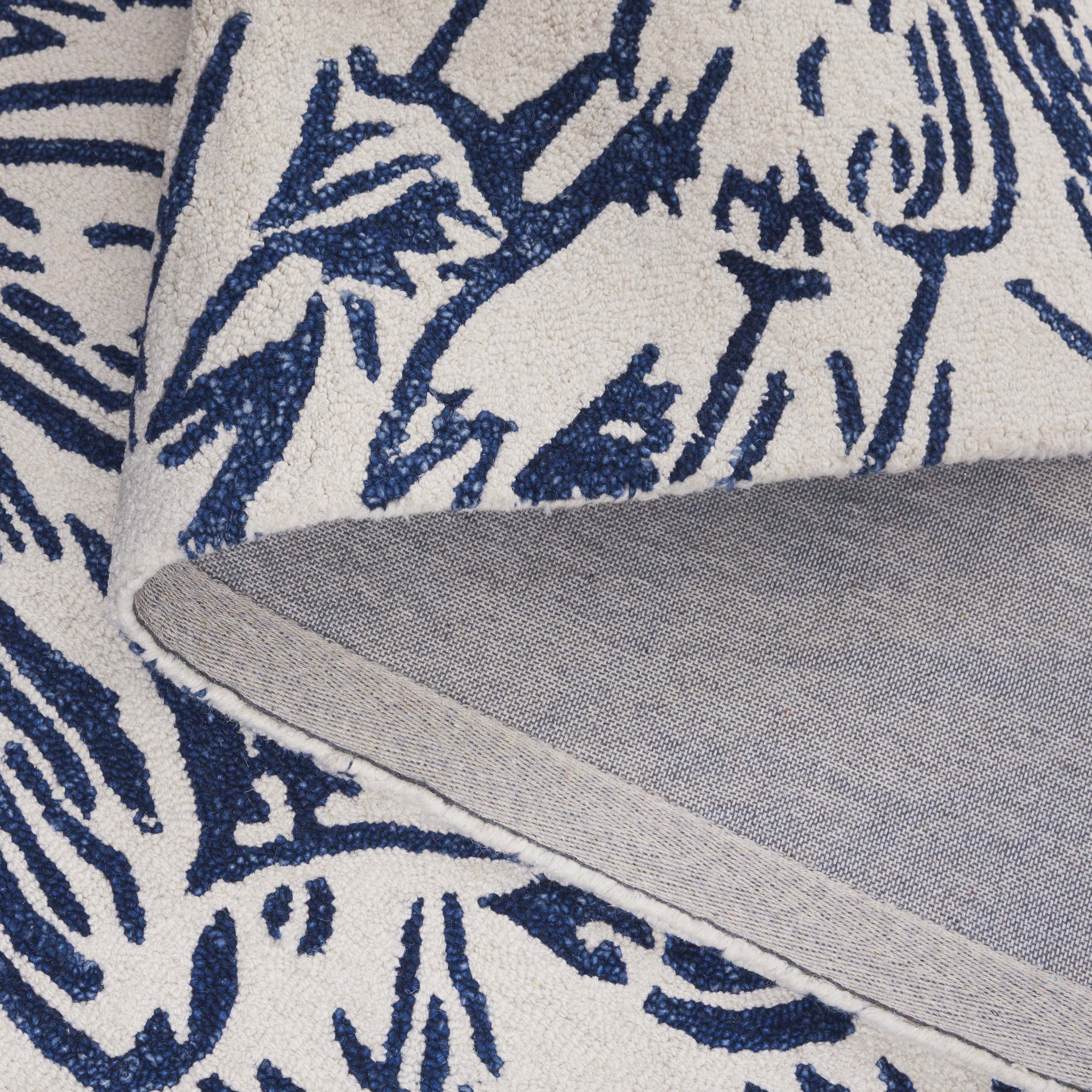 SAFAVIEH Jardin Lalia Floral Area Rug, Ivory/Blue, 8' x 10'
