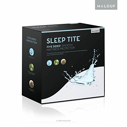 SLEEP TITE Five Sided Mattress Protector 100 Waterproof on Top and