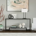 thumbnail image 6 of Evelyn&Zoe Athena 64" Wide Rectangular Console Table, Blackened Bronze, 6 of 8