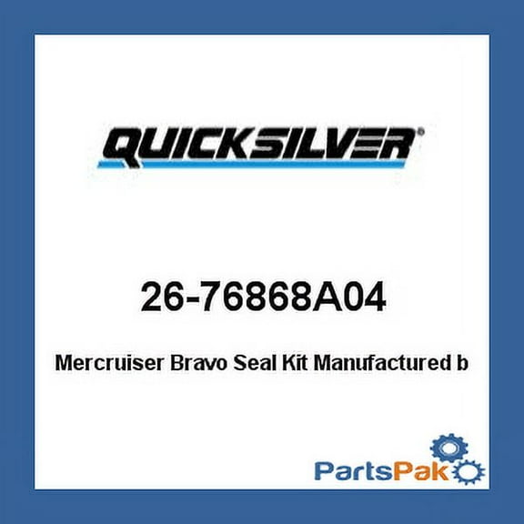 Mercury - Mercruiser 26-76868A04 Mercury Quicksilver 26-76868A04 Mercruiser Bravo Seal Kit-