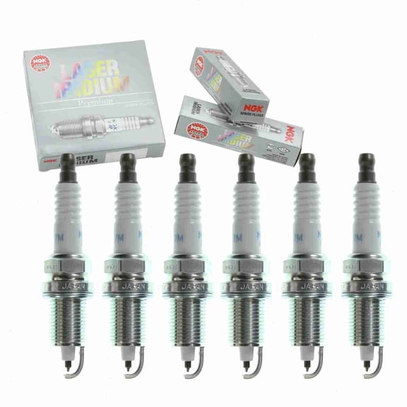 6 pc NGK 4214 Laser Iridium Spark Plugs for 8M0007190 Ignition Wire Secondary