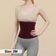 thumbnail image 2 of Entrenador de cintura para mujer, envoltura abdominal, cintura ajustada, banda, paquete de ajuste de vientre, bulto abdominal, rojo vino, 2 of 5