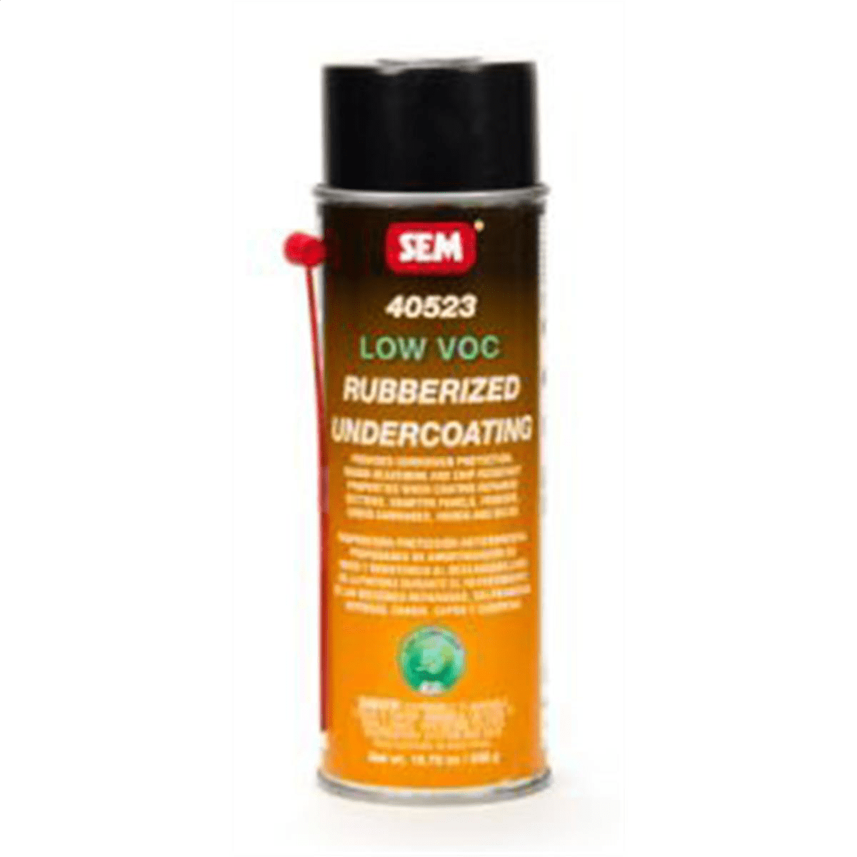 SEM 40523 Black Rubberized Automotive Undercoating, 15 oz