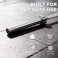 thumbnail image 3 of FlexWave Straight Olympic Barbell, Alloy Steel, 2-Inch Diameter, Silver Finish, 6FT, 3 of 6