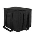 Insulated Reusable Grocery Bag, Food Delivery Bag, Durable, Heavy Duty, Large Size, Stands