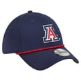 thumbnail image 3 of Men's New Era  Navy Arizona Wildcats Rope 39THIRTY Flex Hat, 3 of 5