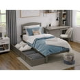 thumbnail image 4 of AFI Warren Platform Bed with 2 Storage Drawers Grey Twin XL, 4 of 5