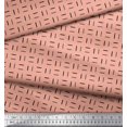 thumbnail image 2 of Soimoi Poly Georgette Fabric Geometric Small Decor Fabric Printed Yard 42 Inch Wide, 2 of 3