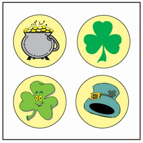 SHAPES ETC. Incentive Stickers - St. Patrick's Theme