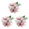 thumbnail image 3 of Rosas artificiales Ounissouiy 12 Piezas Coloridas y Realistas, 3 of 6