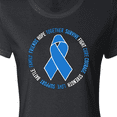 thumbnail image 4 of Inktastic Word Circle-Colon Cancer Awareness Women's T-Shirt, 4 of 5