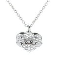 thumbnail image 2 of Carta Miembros de la familia Collar de corazón de diamante completo Accesorios de moda para mujer Wmkox8yi  sjalhkljlk1116, 2 of 5