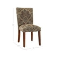 thumbnail image 5 of Blue and Brown Paisley Parsons Chair (Set of 2), 5 of 18
