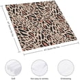 thumbnail image 2 of Cloth Napkins Leopard Skin Animal Soft Comfortable Napkins 6 pcs for Family Dinners Weddings Cocktail Kitchen Banquet Decorative Washcloths, 2 of 6