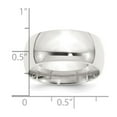thumbnail image 2 of 925 Sterling Silver Polished 10mm Comfort-Fit Size 4.5 Band Ring Ring for Women and Men, 2 of 2