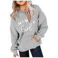 thumbnail image 2 of Christmas Children's Fashion Hooded Pullover Casual Winter Letters English Print Pocket Decoration Children's Clothing Sweatshirt, 2 of 3