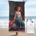 thumbnail image 1 of Toalla de baño Encanto, toalla de playa de microfibra de secado rápido, toalla de baño de gran tamaño a prueba de arena para adultos y niños, accesorios de playa para viajes y campamentos para, 1 of 8