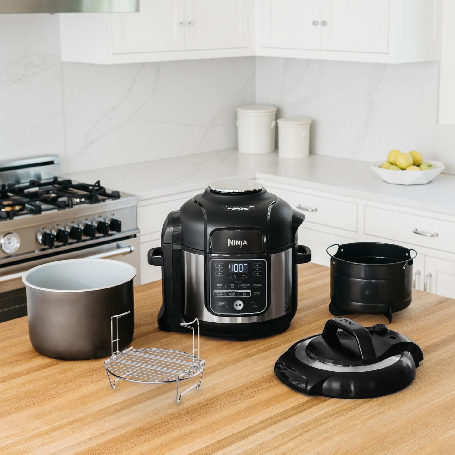 Ninja Foodi OS400C 10-in-1 7.6L XL Pressure Cooker Air Fryer Multicooker, Stainless