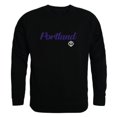 thumbnail image 1 of W Republic 556-363-BLK-03 Men Portland Pilots Script Crew Fleece, Black - Large, 1 of 1