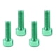 thumbnail image 1 of Paquete de tornillos roscados para portabidones de bicicleta: ligeros y duraderos. Verde, 1 of 8