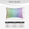 thumbnail image 6 of Bixox Beautiful Glitter Printed Pillow Protector,Super Soft Ideal for Home,Guests,Rentals - 16"x24", 6 of 8