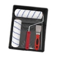 thumbnail image 4 of DOLITY 9" Paint Roller Naps Ceiling Stenciling Paint Roller Sleeve Paint Roller Set With Scraper, 4 of 9