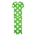thumbnail image 1 of Ensemble de Blouses Médicales pour Femmes Col en V Extensible Haut et Pantalon Taille Élastique avec Multi-Poches Anti-Rides Uniforme de Travail à Manches Courtes Vert, 1 of 4