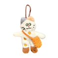 thumbnail image 4 of Llavero de peluche de gato Strade Fareast Limited Marrón, 4 of 8
