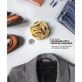 thumbnail image 5 of Vittorio Vico Men's Formal Two-Tone Seersucker Rose Flower Lapel Pin: Flower Pin Suit Accessories Pins for Suit or Tuxedo, 5 of 7