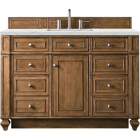 James Martin Vanities 157-V48-SBR-3ENC Bristol 48" Free Standing Single Basin Vanity Set -