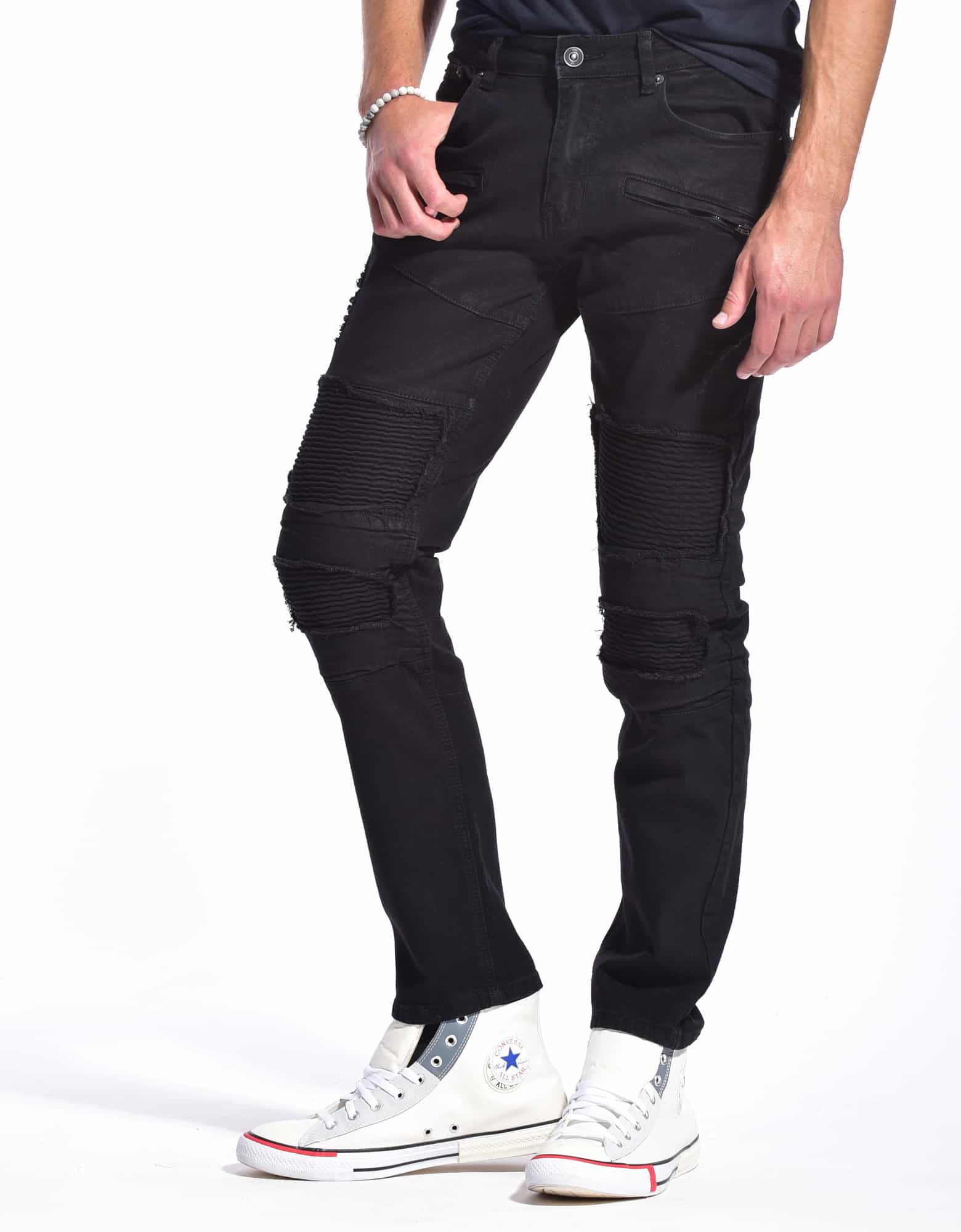 MEN'S MAMMOTH FIVE POCKETS MOTO SLIM FIT JEANS - image 4 of 11