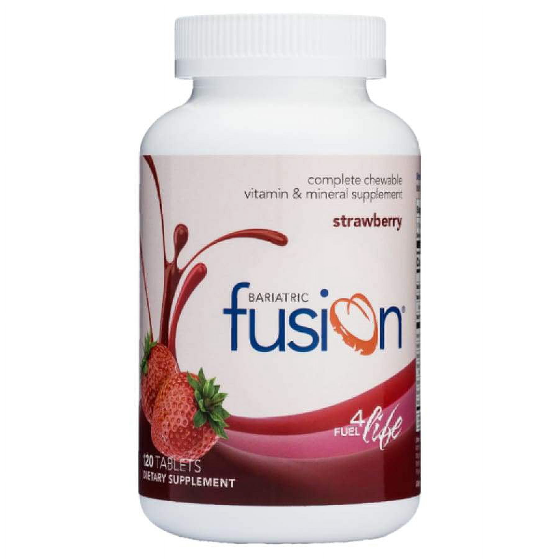 Bariatric Fusion Tropical Complete Chewable Bariatric Multivitamin For Bariatric Surgery Patients Including Gastric Bypass and Sleeve Gastrectomy, 120 Tablets