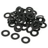 50 Pieces Oil Drain Plug Gasket Seal Rubber Black