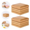 thumbnail image 3 of NUOLUX 2pcs Bamboo Soap Dish Drainage Soap Holder Bathroom Soap Container (Khaki), 3 of 6