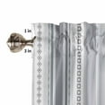 thumbnail image 5 of Gray Boho Abstract Stripes Window Valances for Kitchen,Rod Pocket Valance Privacy Small Curtain,Gradient Geometric Shapes Art Window Treatment Drapes for Bedroom Laundry Room Farmhouse Home Decor, 5 of 8