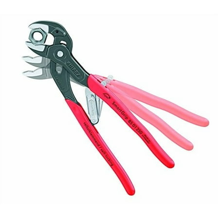 KNIPEX Auto Adjusting Water Pump Pliers,Red and Silver