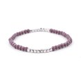 thumbnail image 1 of Pulsera de cuentas de cristal facetado elásticas europeas y americanas Pulsera de cuentas acrílicas con codo de cobre dorado para mujer, 1 of 1