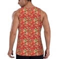 thumbnail image 3 of Xecao Strawberry Men's Tank Top Workout Quick Dry Sleeveless Gym Jogging Muscle Shirts Summer Swim Beach Tops, 3 of 9