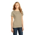 thumbnail image 4 of District Made Ladies Perfect Weight Crew Tee-XS (Heathered Latte), 4 of 6