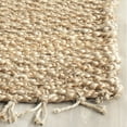 thumbnail image 4 of SAFAVIEH Natural Fiber Tangier Solid Braided Fringe Jute Area Rug, Natural, 4' x 6', 4 of 6