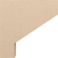 thumbnail image 3 of 7"W x 28"D x 28"H Thin Clemmons Rough Cedar Woodgrain TimberThane Corbel, Primed Tan, 3 of 6