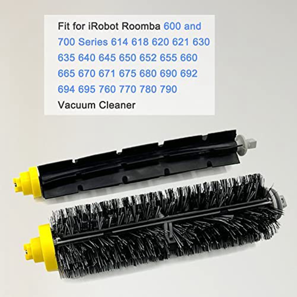 Bristle & Flexible Beater Brush for iRobot Roomba 600 700 series 620 650 760 780 