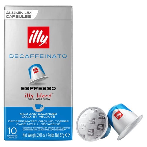illy Decaffeinated Espresso Capsules, 10 pods per pack, British Import (Pack of 3)