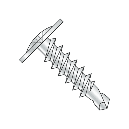 

#8 x 3 Self-Drilling Screws / Phillips / Modified Truss / Steel / Zinc Plating / #2 Point (Quantity: 1500 pcs)