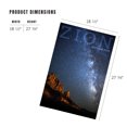 thumbnail image 5 of Lantern Press 1000 Piece Jigsaw Puzzle, Zion National Park, Utah, Milkyway, 5 of 5