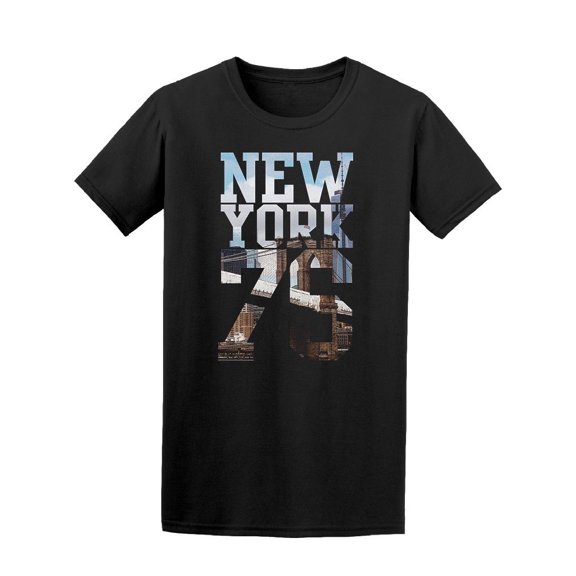New York 76 Picture In Word Tee Men's -Image by Shutterstock