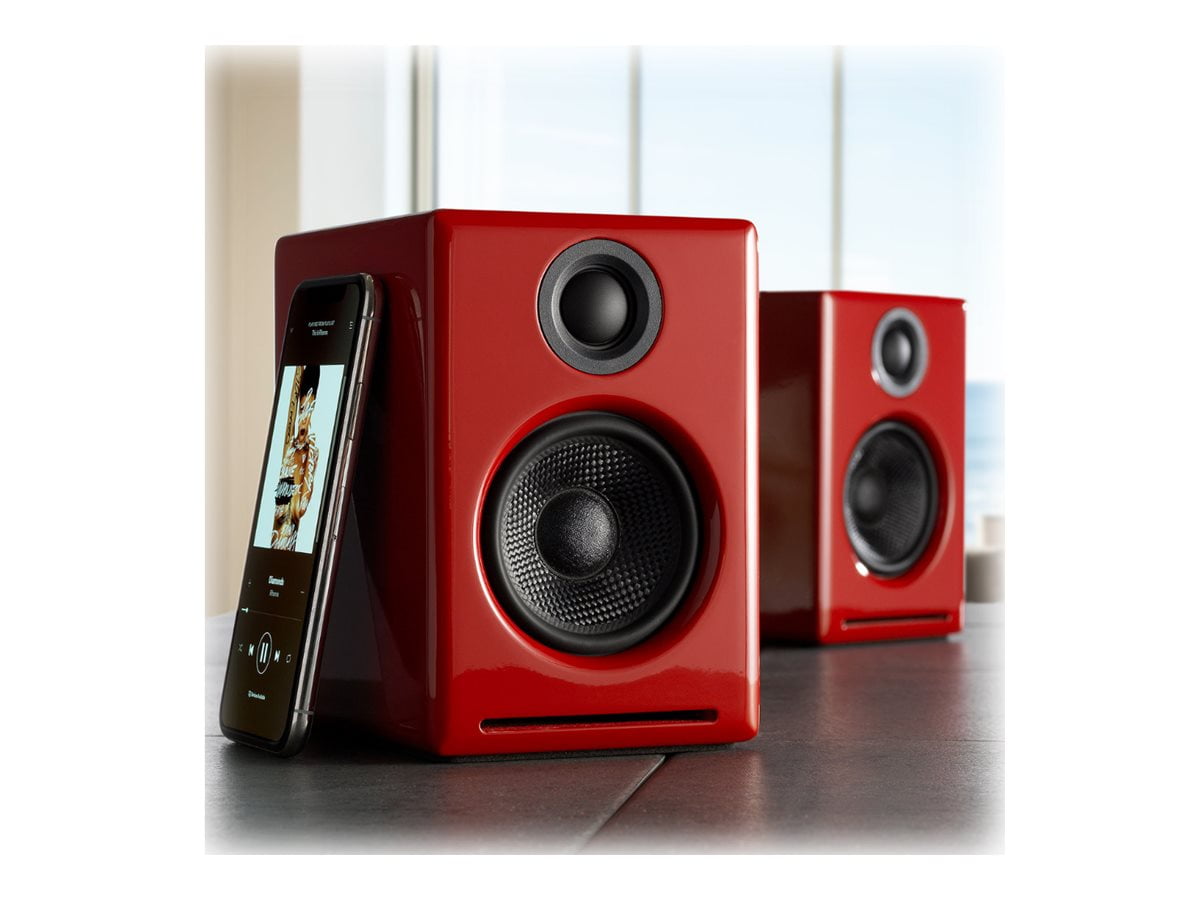 Audioengine A2+ 60W Desktop Gaming Wireless Bluetooth Stereo Speakers New