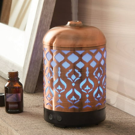 Copper Revival Collection - Better Homes & Gardens 100 mL Antique Copper Tabriz Cool Mist Ultrasonic Aroma Diffuser