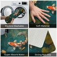 thumbnail image 5 of Koi Pond Lilies Front Door Mat, Indoor Mats for Bedroom Bathroom Kitchen, Floor Mat Non-Slip, Soft Carpet Floor Cover Machine Washable Entryway Mat - 20x31.5in, 5 of 5